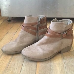 Tan Ankle Booties